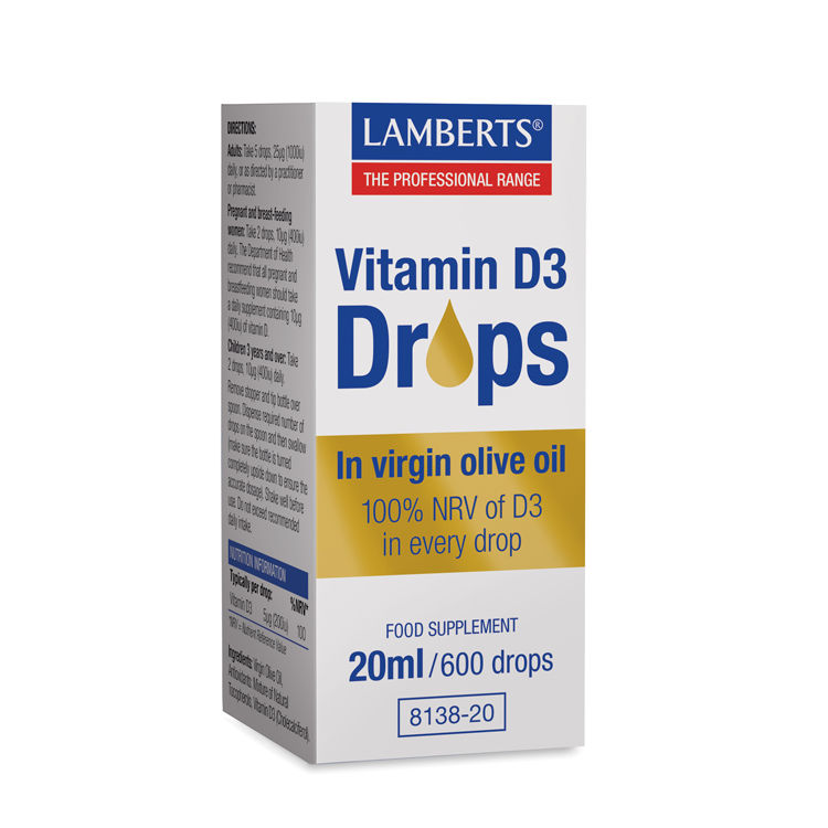 Lamberts Vitamin D3 Drops 20ml